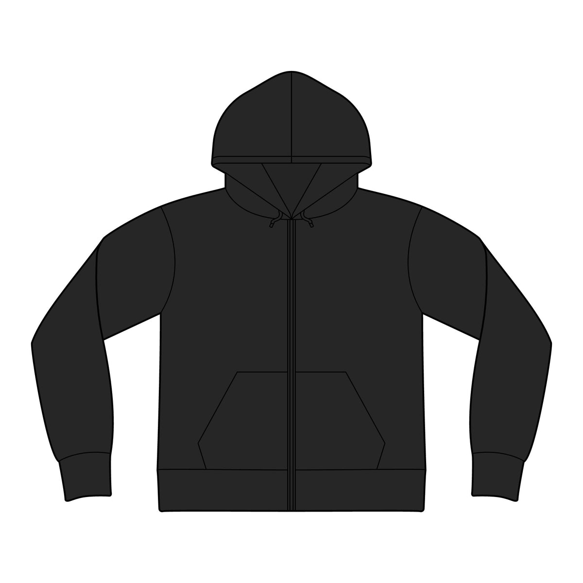 WhiteFyr Women's Fitted Zip Hoodie