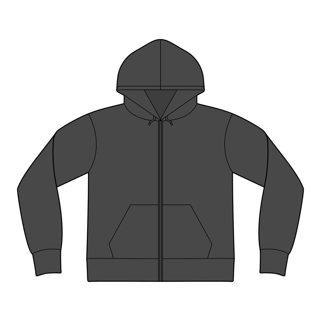 WhiteFyr Women's Fitted Zip Hoodie