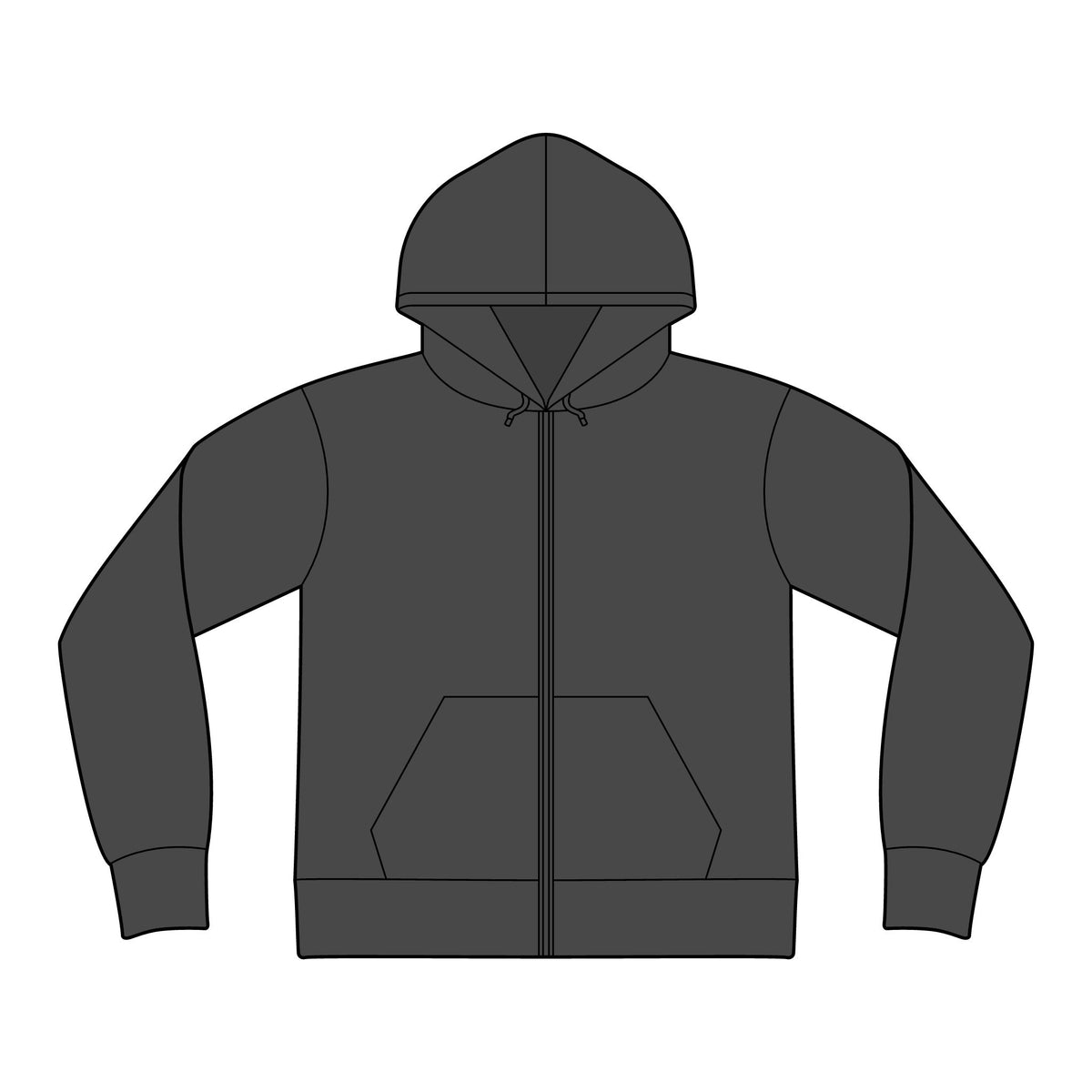 WhiteFyr Women's Fitted Zip Hoodie