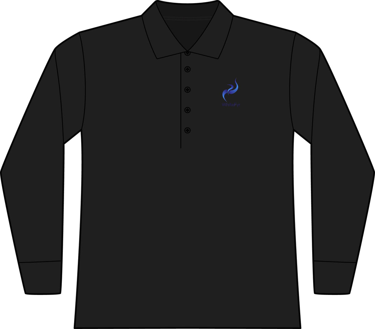 WhiteFyr Women's Performance Polo - Long Sleeve