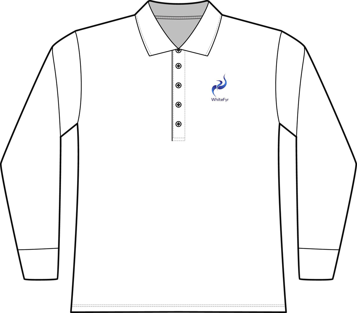 WhiteFyr Women's Performance Polo - Long Sleeve