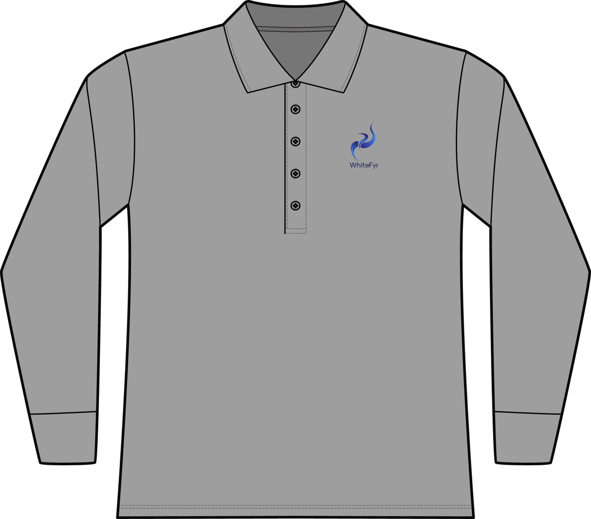 WhiteFyr Women's Performance Polo - Long Sleeve