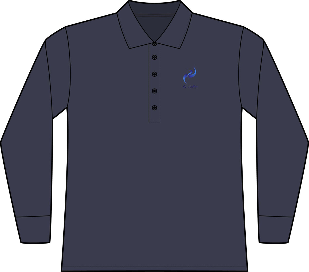 WhiteFyr Women's Performance Polo - Long Sleeve