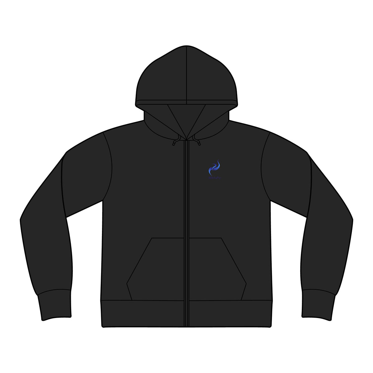 WhiteFyr Women's Fitted Zip Hoodie