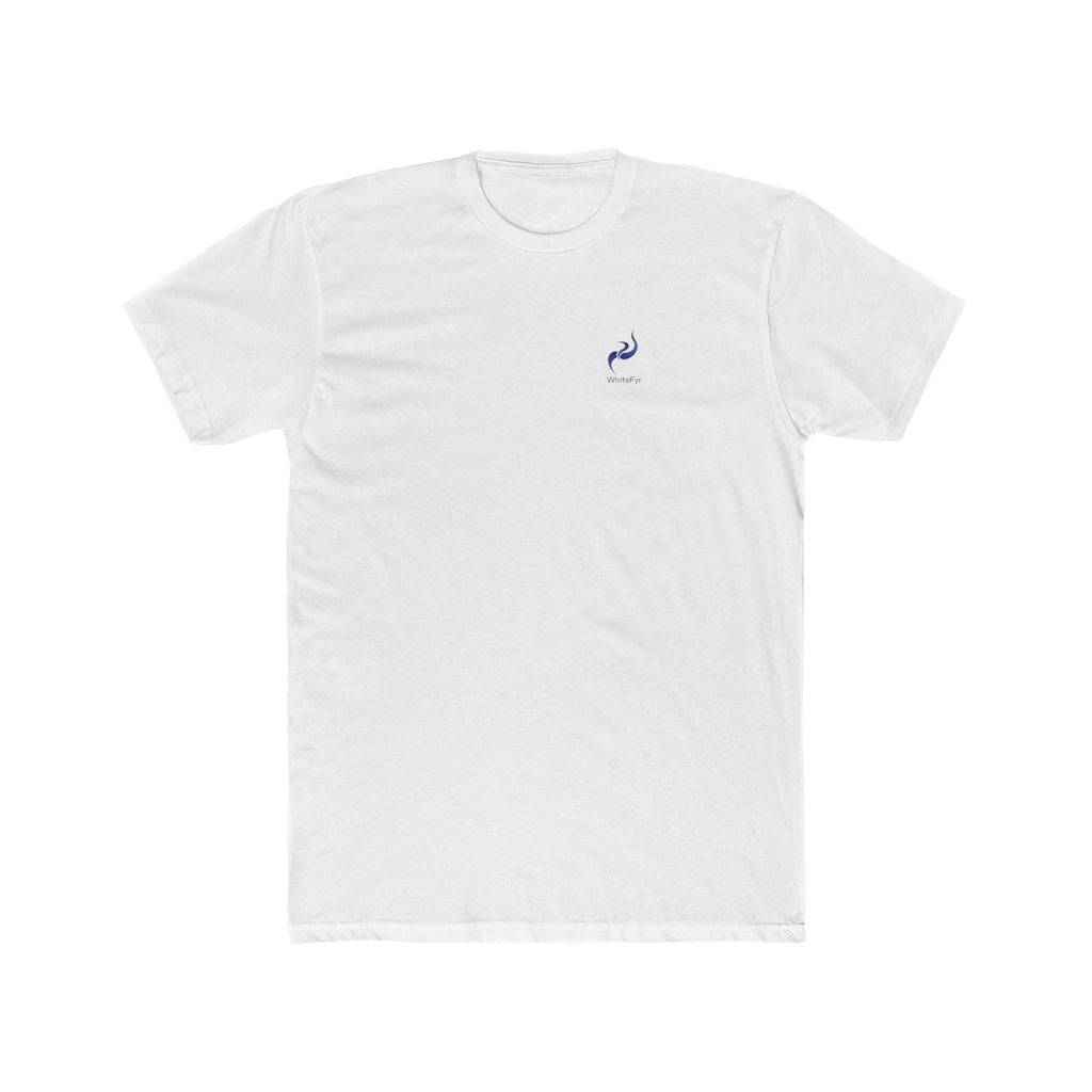 WhiteFyr Men’s Cotton Logo T-Shirt