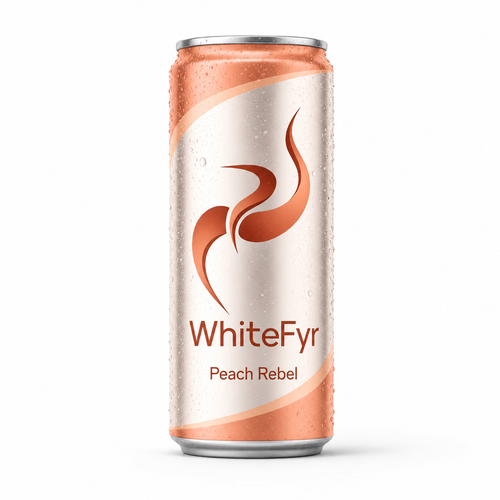 WhiteFyr Peach Rebel single can