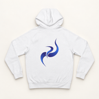 WhiteFyr Men's Performance Hoodie in White — AI-assisted back studio mockup