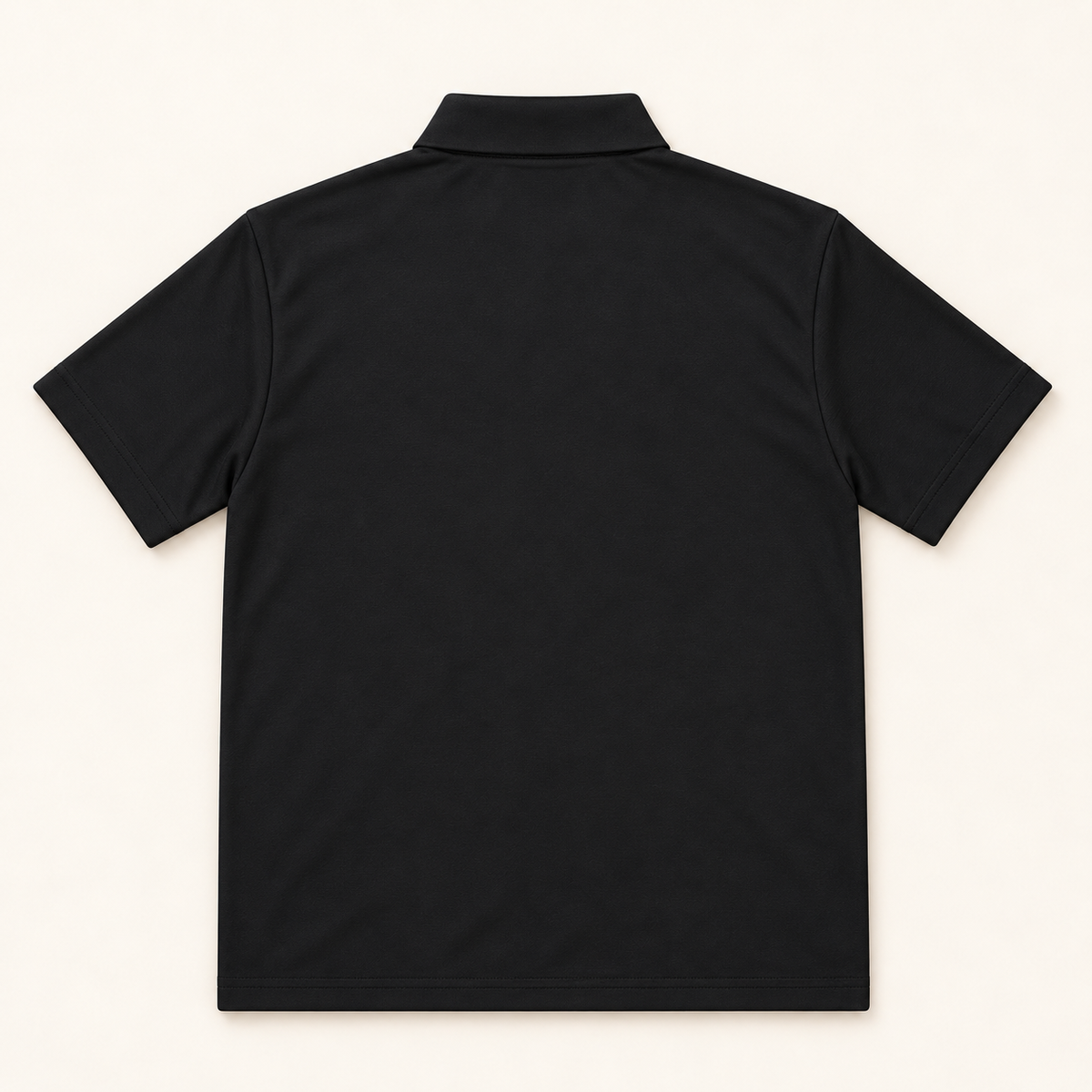 WhiteFyr Men's Performance Polo - Short Sleeve — AI-assisted studio back mockup