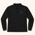 WhiteFyr Women's Performance Polo - Long Sleeve — AI-assisted studio front mockup