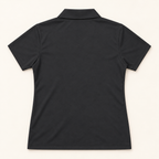 WhiteFyr Women's Performance Polo - Short Sleeve — AI-assisted studio back mockup