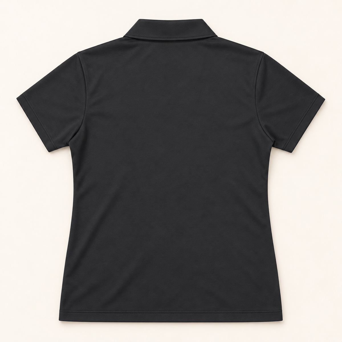 WhiteFyr Women's Performance Polo - Short Sleeve — AI-assisted studio back mockup