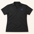 WhiteFyr Women's Performance Polo - Short Sleeve — AI-assisted studio front mockup